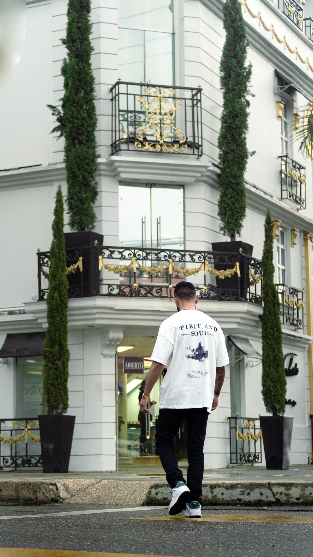Camiseta Oversize Spirit and Soul Blanco