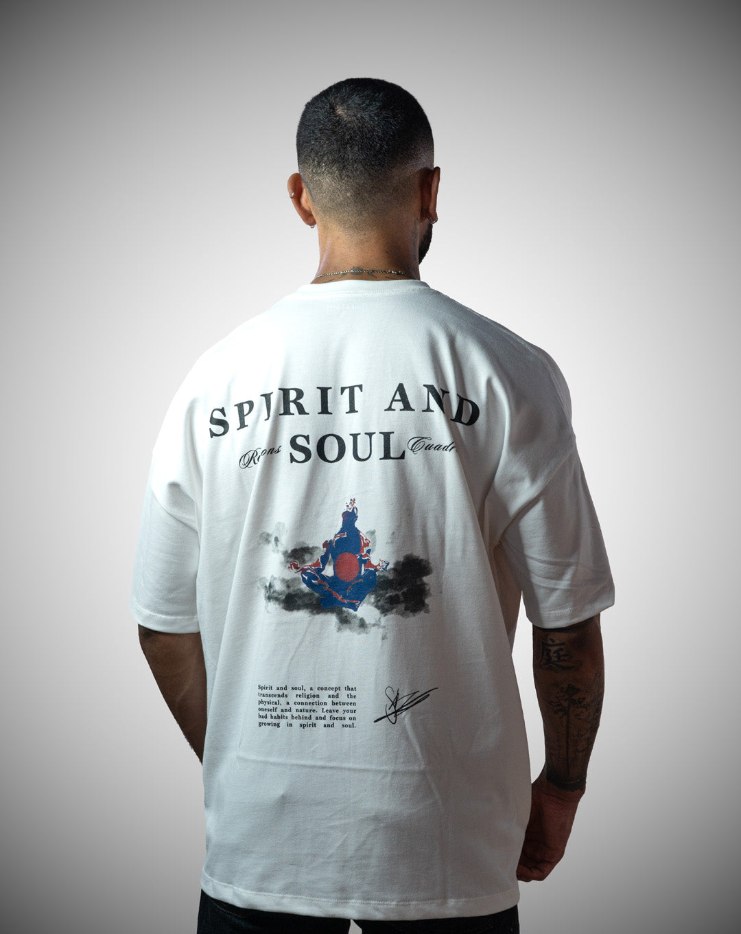 Camiseta Oversize Spirit and Soul Blanco
