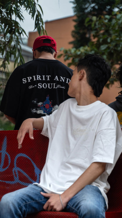 Camiseta Oversize Emotional Peace Blanco