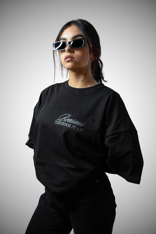 Camiseta Oversize Emotional Peace Negro