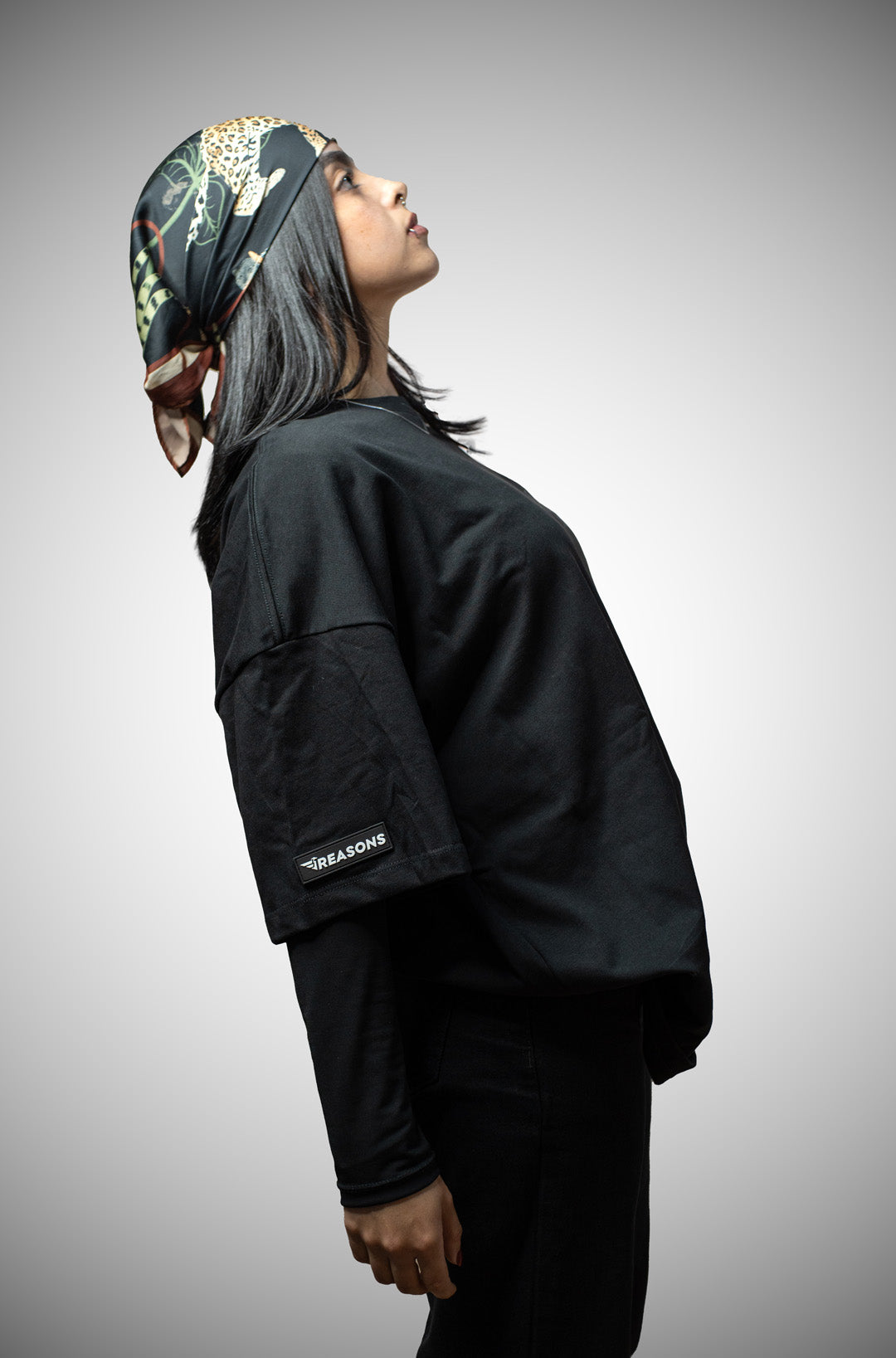 Camiseta Oversize Emotional Peace Negro